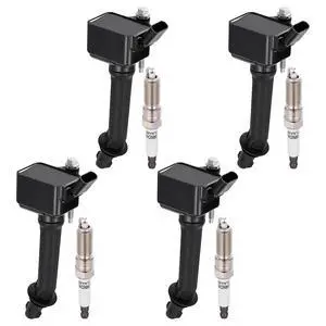 Ignition Coil UF821 & Spark Plug 91970 Kit For Buick Cascada 2016-2019 1.6L L4 Replaces 55569253, 55595516, (4 Coils & 4 Plugs) Ignition Coil UF821 & Spark Plug 91970 Kit For Buick Cascada 2016-2019 1.6L L4 Replaces 55569253, 55595516, (4 Coils & 4 Plugs)