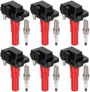 Ignition Coil & Spark Plug Kit For Subaru Legacy/Outback 2010-2019, Tribeca 2010-2014 3.6L H6 Replaces 22433AA610, UF-666 (6 Coils & 6 Plugs) Ignition Coil & Spark Plug Kit For Subaru Legacy/Outback 2010-2019, Tribeca 2010-2014 3.6L H6 Replaces 22433AA610, UF-666 (6 Coils & 6 Plugs)