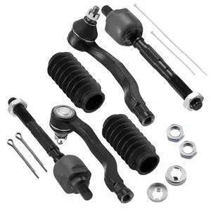 6PCS EV367 ES3331 ES3332 Front Inner/Outer Tie Rod Ends Kit w/Tie Rod Boot Compatible with Honda Civic 1996-2000, Compatible with Acura EL 1997-2000 6PCS EV367 ES3331 ES3332 Front Inner/Outer Tie Rod Ends Kit w/Tie Rod Boot Compatible with Honda Civic 1996-2000, Compatible with Acura EL 1997-2000