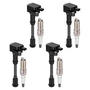 Ignition Coil UF674 & Spark Plug 94769 Kit For Ford Escape 2013-2016, Fiesta 2014-2019, Fusion 2013-2014, Transit Connect 2014-2016 1.6L L4 Replaces 5C1887, GN10644 (4 Coils & 4 Plugs) Ignition Coil UF674 & Spark Plug 94769 Kit For Ford Escape 2013-2016, Fiesta 2014-2019, Fusion 2013-2014, Transit Connect 2014-2016 1.6L L4 Replaces 5C1887, GN10644 (4 Coils & 4 Plugs)