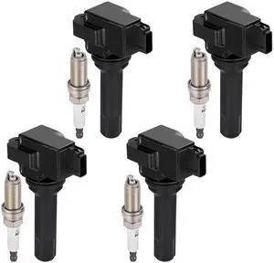 Ignition Coil UF664 & Spark Plug 93501 Kit For Subaru Forester 2011-2012 2.5L & Impreza 2012 2.0L H4 Replaces GN10726, C876, 22433AA630(4 Coils & 4 Plugs) Ignition Coil UF664 & Spark Plug 93501 Kit For Subaru Forester 2011-2012 2.5L & Impreza 2012 2.0L H4 Replaces GN10726, C876, 22433AA630(4 Coils & 4 Plugs)