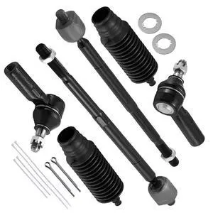 6PCS ES3306 EV301 Front Inner/Outer Tie Rod Ends Kit w/Tie Rod Boot Compatible with Lexus 1992-2001 ES300, Compatible with Toyota 1995-2004 Avalon Camry Sienna Solara 6PCS ES3306 EV301 Front Inner/Outer Tie Rod Ends Kit w/Tie Rod Boot Compatible with Lexus 1992-2001 ES300, Compatible with Toyota 1995-2004 Avalon Camry Sienna Solara