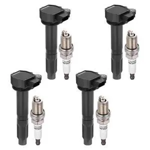 Ignition Coil UF668 & Spark Plug 7092 Kit For Subaru Legacy & Outback 2010-2012 2.5L H4 Replaces 22433AA620, 22433AA621, etc. (4 Coils & 4 Plugs) Ignition Coil UF668 & Spark Plug 7092 Kit For Subaru Legacy & Outback 2010-2012 2.5L H4 Replaces 22433AA620, 22433AA621, etc. (4 Coils & 4 Plugs)