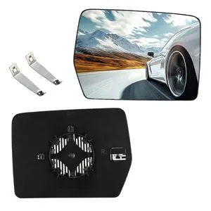 Passenger Right Side Heated Mirror Glass Compatible With Ford F150 F-150 2004-2014 Passenger Right Side Rearview Mirror Convex Glass with Rear Holder Replaces 4L3Z-17K707-DA 4L3Z17K707DA Passenger Right Side Heated Mirror Glass Compatible With Ford F150 F-150 2004-2014 Passenger Right Side Rearview Mirror Convex Glass with Rear Holder Replaces 4L3Z-17K707-DA 4L3Z17K707DA