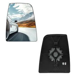 Passenger Right Side Upper Mirror Glass Compatible With Ford Transit T150 T250 T350 Tow Mirror 2015-2022, Side View Convex Heated Glass with Rear Holder Replaces CK4Z17K707D Passenger Right Side Upper Mirror Glass Compatible With Ford Transit T150 T250 T350 Tow Mirror 2015-2022, Side View Convex Heated Glass with Rear Holder Replaces CK4Z17K707D