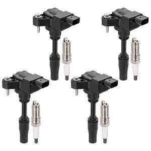 Ignition Coil UF680 & Spark Plug 94489 Kit For Buick Envision/Regal, Cadillac ATS/CT6/CTS, Chevy Camaro/Equinox/Malibu/Traverse & GMC Terrain 2.0L L4 Replaces 12652405(4 Coils & 4 Plugs) Ignition Coil UF680 & Spark Plug 94489 Kit For Buick Envision/Regal, Cadillac ATS/CT6/CTS, Chevy Camaro/Equinox/Malibu/Traverse & GMC Terrain 2.0L L4 Replaces 12652405(4 Coils & 4 Plugs)