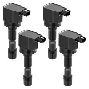 Ignition Coil Pack UF626 Set of 4 For Honda City 2010-2016, CR-Z 2011-2016 & Fit 2009-2014 1.5L L4 Replaces 30520RB0003, 30520RB0013, 30520RB0S01 Ignition Coil Pack UF626 Set of 4 For Honda City 2010-2016, CR-Z 2011-2016 & Fit 2009-2014 1.5L L4 Replaces 30520RB0003, 30520RB0013, 30520RB0S01