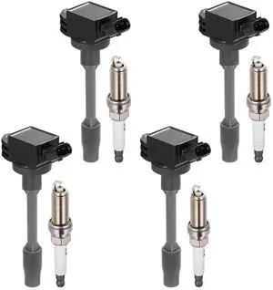 Ignition Coil UF848 & Spark Plug 96210 Kit For Toyota Camry/Corolla/RAV4 2018-2023 & Lexus ES250/UX200 1.8L/2.0L/2.5L L4 Replaces 5C2375, 68436928AA, 68440243AA (4 Coils & 4 Plugs) Ignition Coil UF848 & Spark Plug 96210 Kit For Toyota Camry/Corolla/RAV4 2018-2023 & Lexus ES250/UX200 1.8L/2.0L/2.5L L4 Replaces 5C2375, 68436928AA, 68440243AA (4 Coils & 4 Plugs)