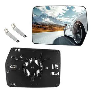 Driver Left Side Heated Mirror Glass 4L3Z-17K707-DB 4L3Z17K707DB Compatible With Ford F150 2004-2014, Driver Left Exterior Side Rearview Mirror Glass with Rear Holder & Backing Plate Driver Left Side Heated Mirror Glass 4L3Z-17K707-DB 4L3Z17K707DB Compatible With Ford F150 2004-2014, Driver Left Exterior Side Rearview Mirror Glass with Rear Holder & Backing Plate