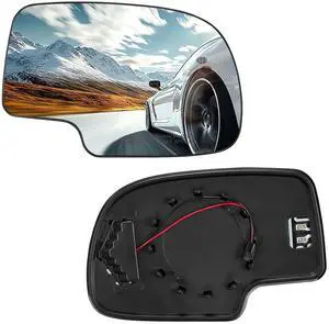 Passenger Right Side Heated Mirror Glass 88944392 Compatible With Cadillac Escalade Compatible With GMC Yukon Sierra 1500 Chevy Avalanche Silverado Suburban Tahoe 2003-2007 with Signal light Passenger Right Side Heated Mirror Glass 88944392 Compatible With Cadillac Escalade Compatible With GMC Yukon Sierra 1500 Chevy Avalanche Silverado Suburban Tahoe 2003-2007 with Signal light