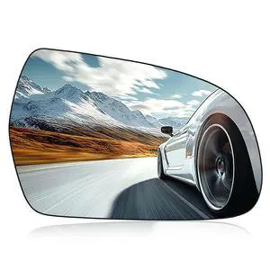 Passenger Right Side Mirror Glass 8K0857536J Compatible With Audi S5 S4 A3 A3 Quattro A4 A4 Quattro A5, Passenger Right Side RH Rearview Mirror Convex Glass (No Backing Plate)(Non-Heated) Passenger Right Side Mirror Glass 8K0857536J Compatible With Audi S5 S4 A3 A3 Quattro A4 A4 Quattro A5, Passenger Right Side RH Rearview Mirror Convex Glass (No Backing Plate)(Non-Heated)