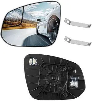 Driver Left Side Heated Mirror Glass Compatible With Toyota RAV4 Mirrors 2016 2017 2018 Driver Left Side LH Flat Glass Rear View Mirror with Backing Plate Replaces 87931-42D50 Driver Left Side Heated Mirror Glass Compatible With Toyota RAV4 Mirrors 2016 2017 2018 Driver Left Side LH Flat Glass Rear View Mirror with Backing Plate Replaces 87931-42D50