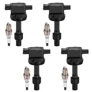 Ignition Coil UF365 & Spark Plug 7092 Kit For Volvo S40 2000-2004 & V40 2000-2004 1.9L L4 Replaces 1275602, 30875593, GN10422 (4 Coils & 4 Plugs) Ignition Coil UF365 & Spark Plug 7092 Kit For Volvo S40 2000-2004 & V40 2000-2004 1.9L L4 Replaces 1275602, 30875593, GN10422 (4 Coils & 4 Plugs)