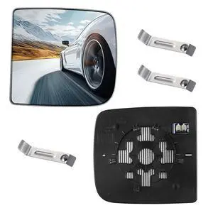 Driver Left Side Upper Heated Mirror Glass 68067727AA CH1324127 Compatible With Dodge Ram 1500 2500 3500 2010-2020 Driver Left Side Rear View Mirror Flat Glass with Backing Plate Driver Left Side Upper Heated Mirror Glass 68067727AA CH1324127 Compatible With Dodge Ram 1500 2500 3500 2010-2020 Driver Left Side Rear View Mirror Flat Glass with Backing Plate