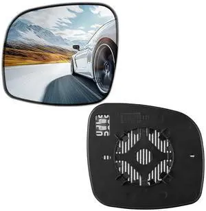 Driver Left Side Heated Mirror Glass Compatible With Chrysler Town & Country Compatible With Dodge Grand Caravan 2008-2016 Left Side View Mirror Convex Glass with Backing Plate 68026177AB Driver Left Side Heated Mirror Glass Compatible With Chrysler Town & Country Compatible With Dodge Grand Caravan 2008-2016 Left Side View Mirror Convex Glass with Backing Plate 68026177AB