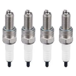 CR9E Spark Plugs 4 Pack - Compatible with Aprilia Ducati for Kawasaki Compatible with Suzuki for Yamaha For Motorcycle- Nickel - Replaces 6263 Spark Plug CR9E Spark Plugs 4 Pack - Compatible with Aprilia Ducati for Kawasaki Compatible with Suzuki for Yamaha For Motorcycle- Nickel - Replaces 6263 Spark Plug