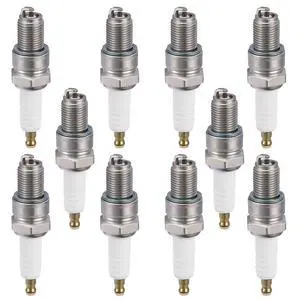 5422 Spark Plugs 10 Pack - Compatible with Honda Compatible with Suzuki for Aprilia for Derbi for Yamaha For Motorcycle - Nickel - Replaces BR8ES Spark Plug 5422 Spark Plugs 10 Pack - Compatible with Honda Compatible with Suzuki for Aprilia for Derbi for Yamaha For Motorcycle - Nickel - Replaces BR8ES Spark Plug