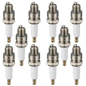 BR8HS-10 Spark Plugs 10 Pack - Compatible with Yamaha 2-Stroke Outboard Compatible with Mariner 2-Stroke Outboard for Tohatsu 2-Stroke Outboard Engines - Nickel - Replaces 1134 Spark Plug BR8HS-10 Spark Plugs 10 Pack - Compatible with Yamaha 2-Stroke Outboard Compatible with Mariner 2-Stroke Outboard for Tohatsu 2-Stroke Outboard Engines - Nickel - Replaces 1134 Spark Plug