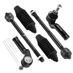 6-PC Tie Rod Ends Kits Compatible with Ford Focus 2012-2018,2x Inner tie rod EV800898,1x Outer tie rod ES800954,1x Outer tie rod ES800955,2x dust cover 6-PC Tie Rod Ends Kits Compatible with Ford Focus 2012-2018,2x Inner tie rod EV800898,1x Outer tie rod ES800954,1x Outer tie rod ES800955,2x dust cover