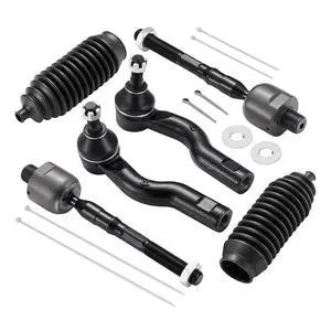 6-PC Tie Rod Ends Kits Compatible with Ford Fusion 2006-2012,2xInner tie EV800531,2xOuter ES800101 ES800102,2xdust cover 6-PC Tie Rod Ends Kits Compatible with Ford Fusion 2006-2012,2xInner tie EV800531,2xOuter ES800101 ES800102,2xdust cover