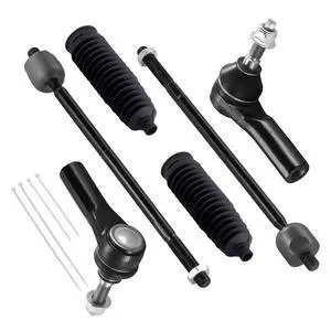 6-PC Tie Rod Ends Kits Compatible with Ford Mustang 2005-2010,2xInner tie rod EV80804,2xOuter tie rod ES80805,2xdust cover 6-PC Tie Rod Ends Kits Compatible with Ford Mustang 2005-2010,2xInner tie rod EV80804,2xOuter tie rod ES80805,2xdust cover