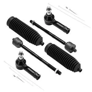 6-PC Tie Rod Ends Kits Compatible with Ford F-150 2004-2008,2xOuter tie ES3691,2xInner EV463,2xdust cover 6-PC Tie Rod Ends Kits Compatible with Ford F-150 2004-2008,2xOuter tie ES3691,2xInner EV463,2xdust cover