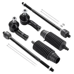 6-PC Tie Rod Ends Kits Compatible with Ford Focus 2008,2xInner tie rod EV80632,2xOuter tie rod ES800304 ES800305,2xdust cover 6-PC Tie Rod Ends Kits Compatible with Ford Focus 2008,2xInner tie rod EV80632,2xOuter tie rod ES800304 ES800305,2xdust cover