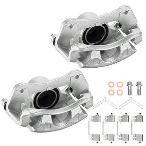 Front Brake Caliper Assembly Replaces for 19-B2916 19-B2917, Compatible with Acura ILX 2013-2015 2.4L, Compatible with Honda Civic 2012-2015 2.4L, for CR-V 2005-2006 2.4L L4 GAS Front Brake Caliper Assembly Replaces for 19-B2916 19-B2917, Compatible with Acura ILX 2013-2015 2.4L, Compatible with Honda Civic 2012-2015 2.4L, for CR-V 2005-2006 2.4L L4 GAS