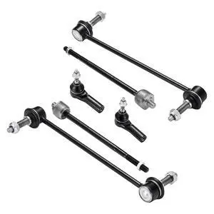 6-PC Steering Suspension Kits Compatible with Ford Mustang 2011-2014,2xStabilizer Bar Link K80899,2Outer tie rod ES80805,2xInner tie rod EV800801 6-PC Steering Suspension Kits Compatible with Ford Mustang 2011-2014,2xStabilizer Bar Link K80899,2Outer tie rod ES80805,2xInner tie rod EV800801