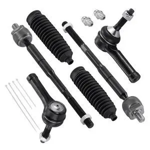 6-PC Tie Rod Ends Kits Compatible with Ford Flex 2009-2016,2xInner tie rod EV800776,2xOuter tie rod ES800222,2xdust cover 6-PC Tie Rod Ends Kits Compatible with Ford Flex 2009-2016,2xInner tie rod EV800776,2xOuter tie rod ES800222,2xdust cover