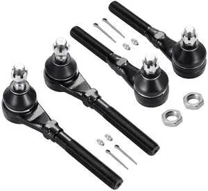 4PCS ES3369 ES3370 Front Outer Tie Rod End kit Compatible with Ford F-150 1997-2004 4PCS ES3369 ES3370 Front Outer Tie Rod End kit Compatible with Ford F-150 1997-2004