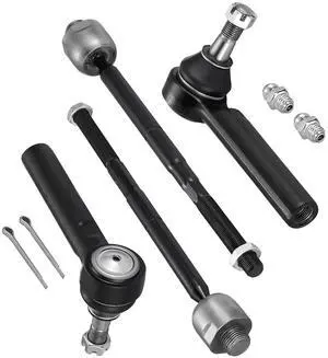 4-PC Tie Rod Ends Kits Compatible with Chevrolet Silverado 1500 2007-2013,2xInner EV8000842xOuter ES800223 4-PC Tie Rod Ends Kits Compatible with Chevrolet Silverado 1500 2007-2013,2xInner EV8000842xOuter ES800223
