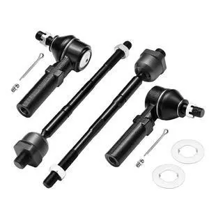 4-PC Tie Rod Ends Kits Compatible with Chevy Colorado 2004-2006,2xOuter tie rod ES80761,2xInner tie rod EV80341 4-PC Tie Rod Ends Kits Compatible with Chevy Colorado 2004-2006,2xOuter tie rod ES80761,2xInner tie rod EV80341
