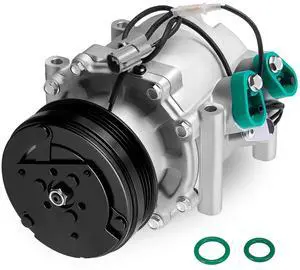 78560 Air Conditioning A/C Compressor with Clutch Compatible with Honda Civic 1994-2000 1.5L 1.6L, Compatible with Honda Civic del Sol 1994-1995 1.5L, for CR-V 1997-2001 2.0L, GAS 78560 Air Conditioning A/C Compressor with Clutch Compatible with Honda Civic 1994-2000 1.5L 1.6L, Compatible with Honda Civic del Sol 1994-1995 1.5L, for CR-V 1997-2001 2.0L, GAS