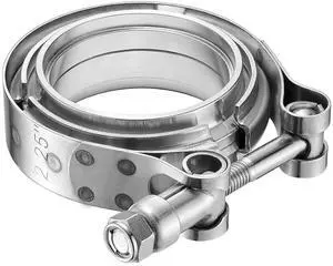 2.25 Inch V Band Clamp with Flange Male Female Universal 304 Stainless Steel for car 1PC 2.25 Inch V Band Clamp with Flange Male Female Universal 304 Stainless Steel for car 1PC