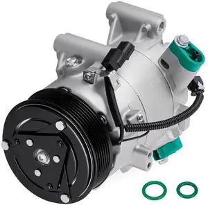 198277 Air Conditioning A/C Compressor with Clutch Compatible with Honda Civic 2016-2021 1.5L L4, Compatible with Honda CR-V 2017-2022 1.5L L4, GAS 198277 Air Conditioning A/C Compressor with Clutch Compatible with Honda Civic 2016-2021 1.5L L4, Compatible with Honda CR-V 2017-2022 1.5L L4, GAS