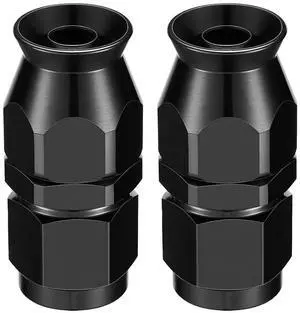 8AN PTFE Straight Hose End Fitting Aluminum 2 pcs 8AN PTFE Straight Hose End Fitting Aluminum 2 pcs
