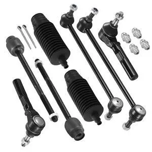 8-PC Steering Suspension Kits Compatible with Chevy Malibu 2004-2012,2xOuter tie rod ES800086,2xInner tie rod EV80988,2xStabilizer Bar Link K80252 (11.8" Center to Center?,2xdust cover 8-PC Steering Suspension Kits Compatible with Chevy Malibu 2004-2012,2xOuter tie rod ES800086,2xInner tie rod EV80988,2xStabilizer Bar Link K80252 (11.8" Center to Center?,2xdust cover