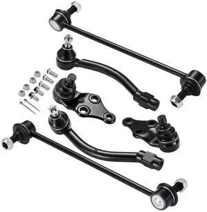 6PCS ES80107 ES80107 Outer Tie Rod End kit Compatible with Kia Soul 2014-2019 6PCS ES80107 ES80107 Outer Tie Rod End kit Compatible with Kia Soul 2014-2019