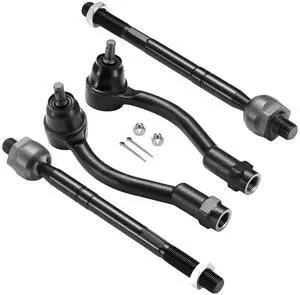 4PCS ES80119 ES80118 EV80089 Inner and Outer Tie Rod End kit Compatible with Kia Soul 2012-2013 4PCS ES80119 ES80118 EV80089 Inner and Outer Tie Rod End kit Compatible with Kia Soul 2012-2013