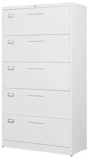 5 Drawer File Cabinet with Lock,Metal Wide White Filing Cabinets for Home Office Storage A4/F4/Letter/Legal(Assembly Required) 5 Drawer File Cabinet with Lock,Metal Wide White Filing Cabinets for Home Office Storage A4/F4/Letter/Legal(Assembly Required)