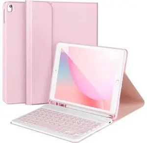 Keyboard Case for iPad 9/8/7th Gen 10.2,Case with Keyboard ipad 10.2 inch,Keyboard for iPad 9th Gen,Detachable Bluetooth Keyboard for iPad 10.2 ,iPad keyboard Case 9th Gen with Pencil Holder,Pink Keyboard Case for iPad 9/8/7th Gen 10.2,Case with Keyboard ipad 10.2 inch,Keyboard for iPad 9th Gen,Detachable Bluetooth Keyboard for iPad 10.2 ,iPad keyboard Case 9th Gen with Pencil Holder,Pink