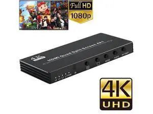 4K HDMI Quad Multiviewer 4x1 1080P HDMI Screen Multi-Viewer Seamless Switcher 4 in 1 out Screen Segmentation Video Multiplexer(with AU Plug) 4K HDMI Quad Multiviewer 4x1 1080P HDMI Screen Multi-Viewer Seamless Switcher 4 in 1 out Screen Segmentation Video Multiplexer(with AU Plug)