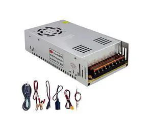 110V AC to 12V DC Transformer, 12V 500W 40A Switching Power Converter, Built-in Cooling Fan, with Various Power adapters. 110V AC to 12V DC Transformer, 12V 500W 40A Switching Power Converter, Built-in Cooling Fan, with Various Power adapters.