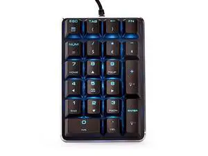 Mechanical Numeric Keypad GATERON Red Switch Wired Ice Blue Backlight Gaming Keypad 21 Keys Mini Numpad Portable Keypad Extended Layout Black Magicforce Mechanical Numeric Keypad GATERON Red Switch Wired Ice Blue Backlight Gaming Keypad 21 Keys Mini Numpad Portable Keypad Extended Layout Black Magicforce