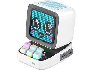 Divoom Ditoo Pixel Art Gaming Portable Bluetooth Speaker with App Controlled 16X16 LED Front Panel, Also a Smart Alarm (White) Divoom Ditoo Pixel Art Gaming Portable Bluetooth Speaker with App Controlled 16X16 LED Front Panel, Also a Smart Alarm (White)