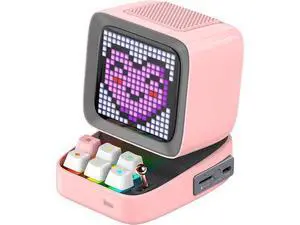 Divoom Ditoo Retro Pixel Art Game Bluetooth Speaker with 16X16 LED App Controlled Front Screen (Pink) Divoom Ditoo Retro Pixel Art Game Bluetooth Speaker with 16X16 LED App Controlled Front Screen (Pink)