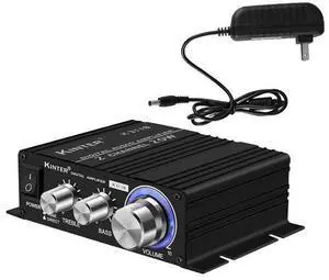 Kinter K3118 Texas Instruments TI Digital Hi-Fi Audio Mini Class D Home Auto DIY Arcade Stereo Amplifier with 12V 3A Power Supply Black Kinter K3118 Texas Instruments TI Digital Hi-Fi Audio Mini Class D Home Auto DIY Arcade Stereo Amplifier with 12V 3A Power Supply Black