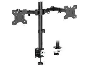 WALI Dual Monitor Desk Mount, Monitor Stand for 2 Monitors Up to 27inch, Dual Monitor Mount Max 22lbs for Home, Office, School (M002), Black WALI Dual Monitor Desk Mount, Monitor Stand for 2 Monitors Up to 27inch, Dual Monitor Mount Max 22lbs for Home, Office, School (M002), Black
