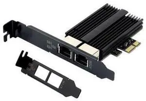 2.5G Dual Port PCIe Ethernet Network Adapter to 2.5 Gigabit RJ45 LAN WiFi Card NIC Compatible with Intel I226 2500Mbps for Windows/Mac OS 2.5G Dual Port PCIe Ethernet Network Adapter to 2.5 Gigabit RJ45 LAN WiFi Card NIC Compatible with Intel I226 2500Mbps for Windows/Mac OS